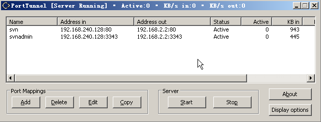 ���ö˿�ת������